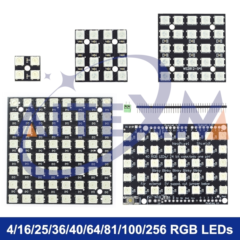 Rgb Led Matrix 8X8 - Módulo WS2812 5050 RGB 4x4 8x8