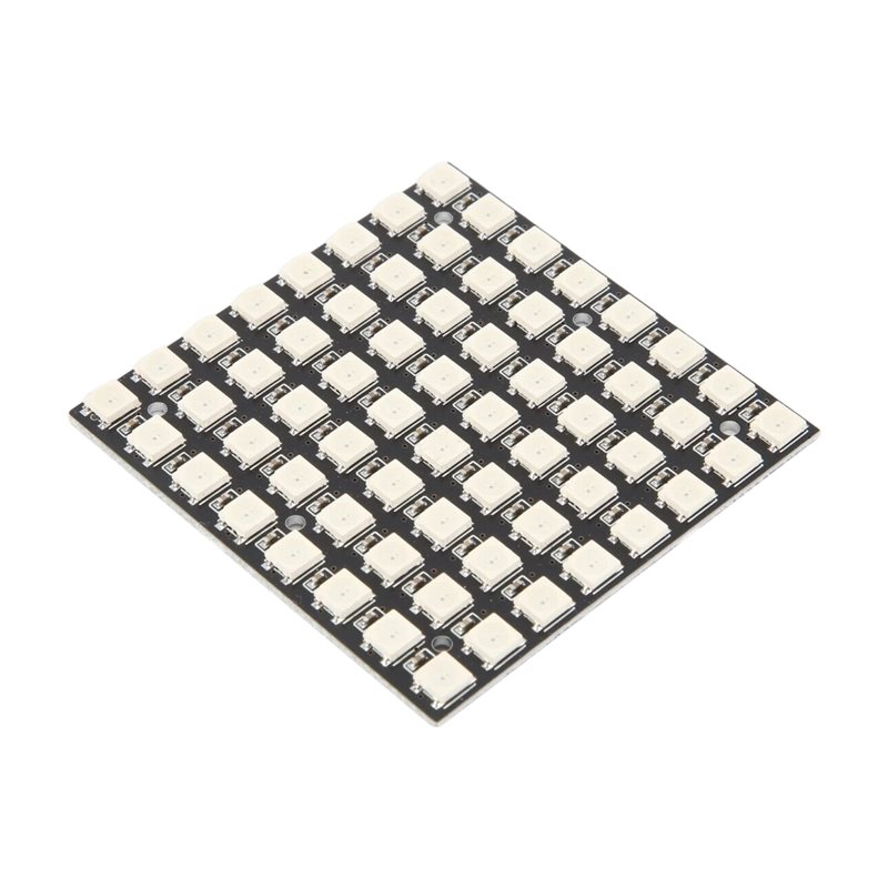 Rgb Led Matrix 8X8 - Matriz LED AT82-WS2812 5050 RGB 8X8,