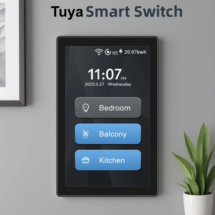 Home Automation Systems Diy - Interruptores inteligentes WiFi Tuya EU 4x4