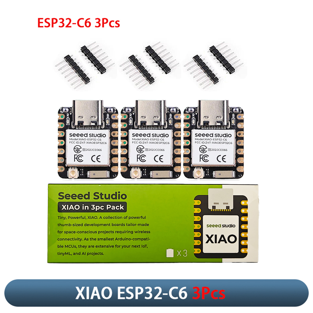 Home Automation With Arduino - XIAO ESP32-C6, 3 Módulos de Placa