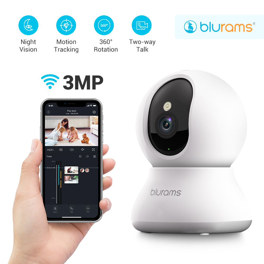 Eufy Camera E220 - Blurams Cámara para mascotas 2K, 360