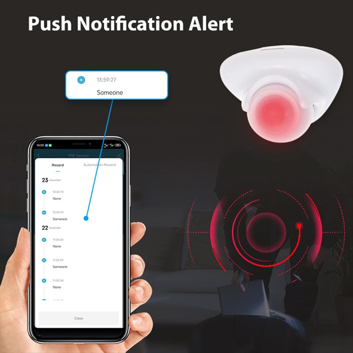 Matter Hub Thread - Sensor de Presencia Humana OKgood Tuya