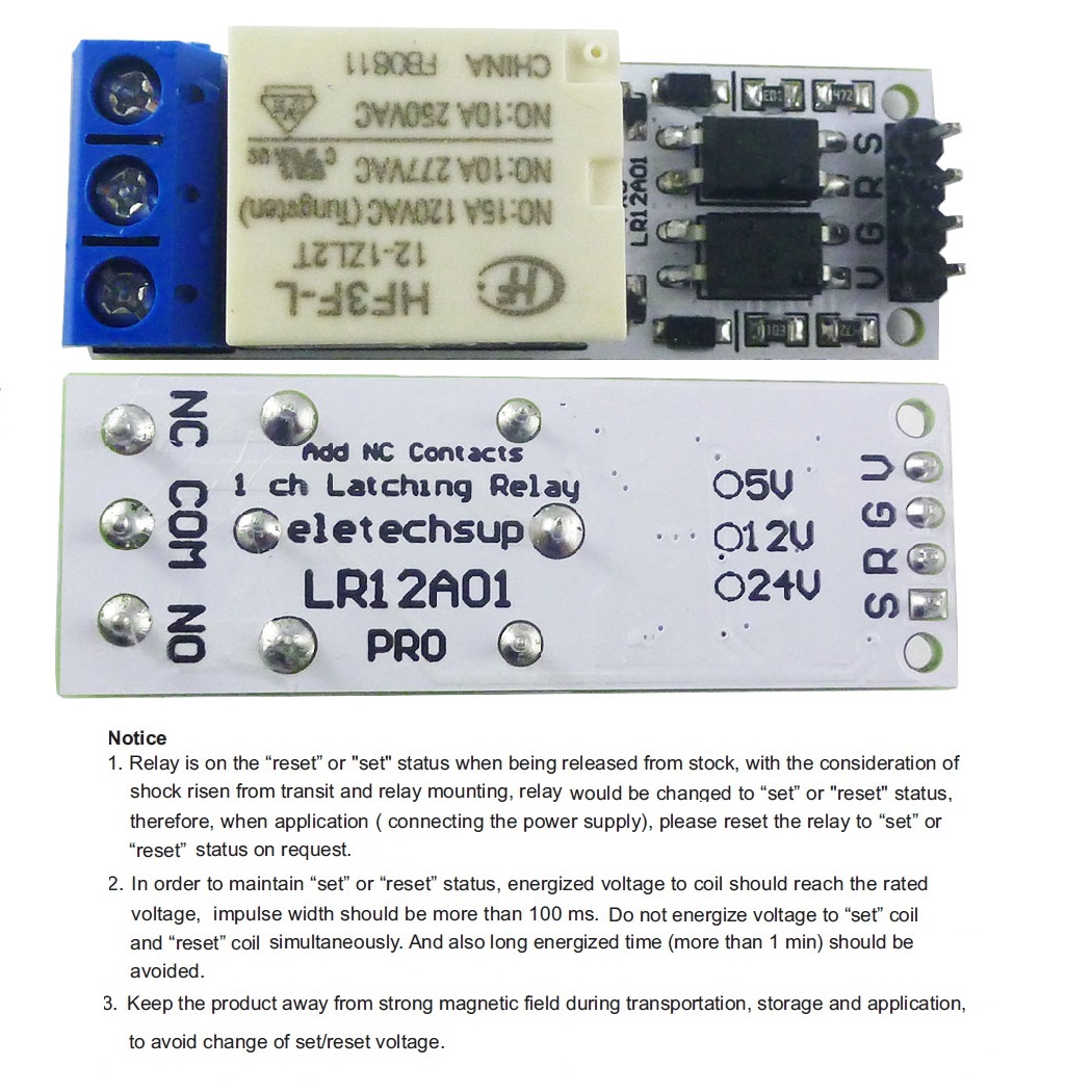 Shelly Relay Module - Módulo de relé de enganche magnético