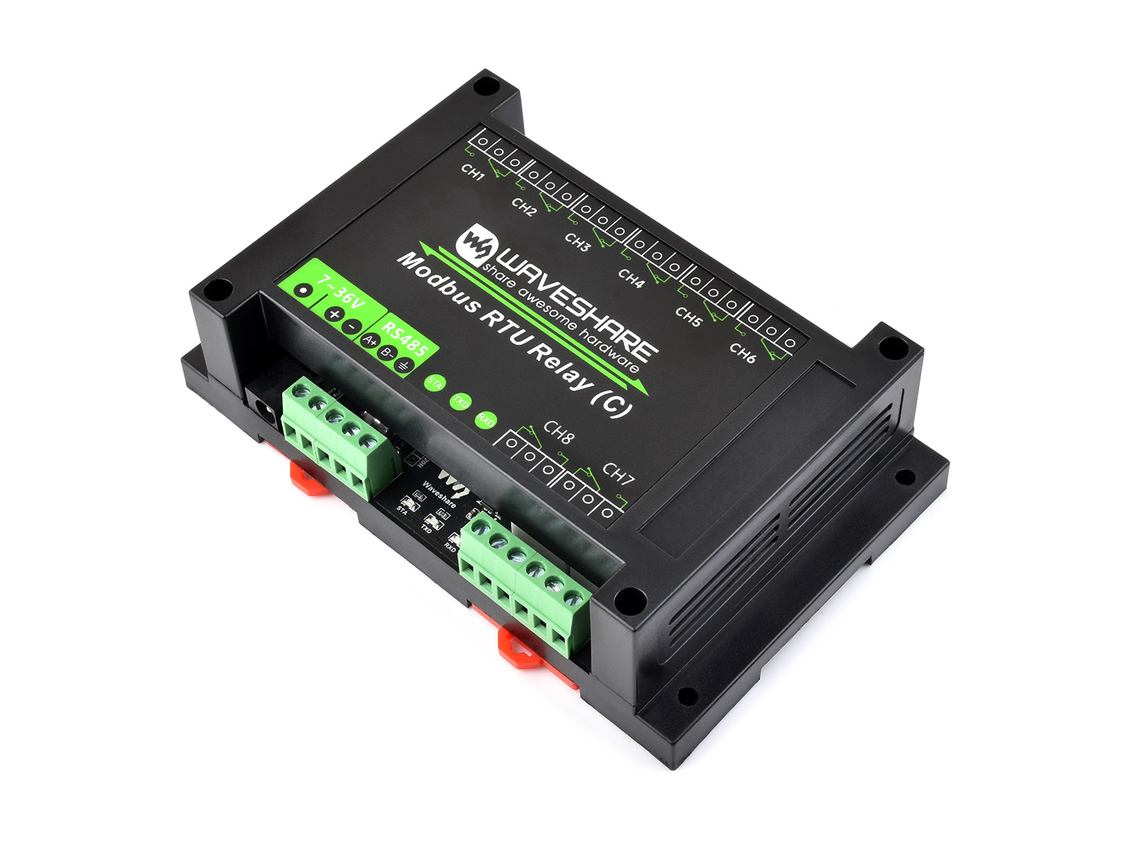 Shelly Relay Module - Relé Modbus RTU (C), módulo de