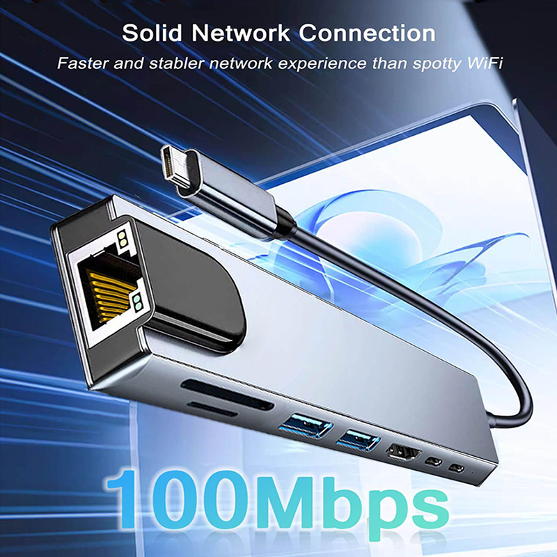 Hub USB tipo C 8 en 1 para Mac - Home Assistant Sd reseña y precio