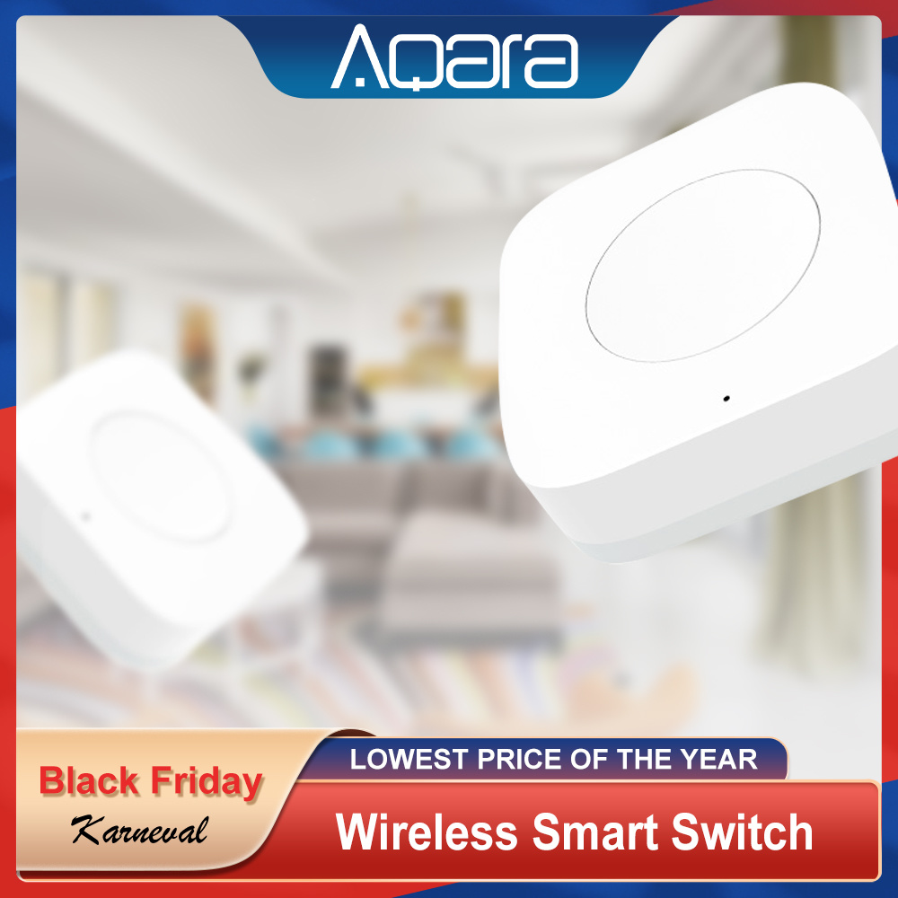 Aqara-Mini interruptor inalámb - Xiaomi Hub Mijia Hub reseña y precio