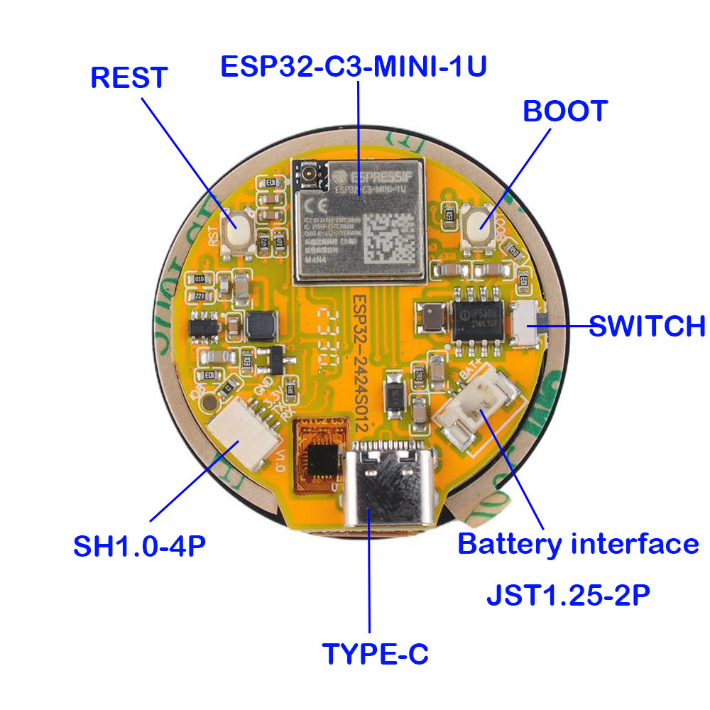 Pantalla ESP32 de 1,28 pulgada - Home Automation With Arduino reseña y precio
