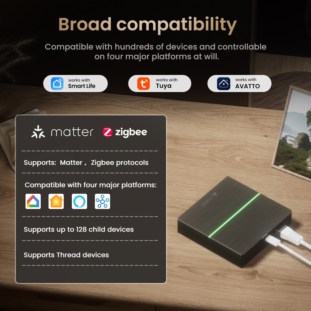 AVATTO Matter Smart Gateway Hu - Matter Hub Thread reseña y precio