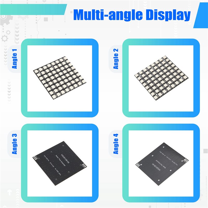 Panel de Luz LED RGB 5050 WS28 - Rgb Led Matrix 8X8 reseña y precio