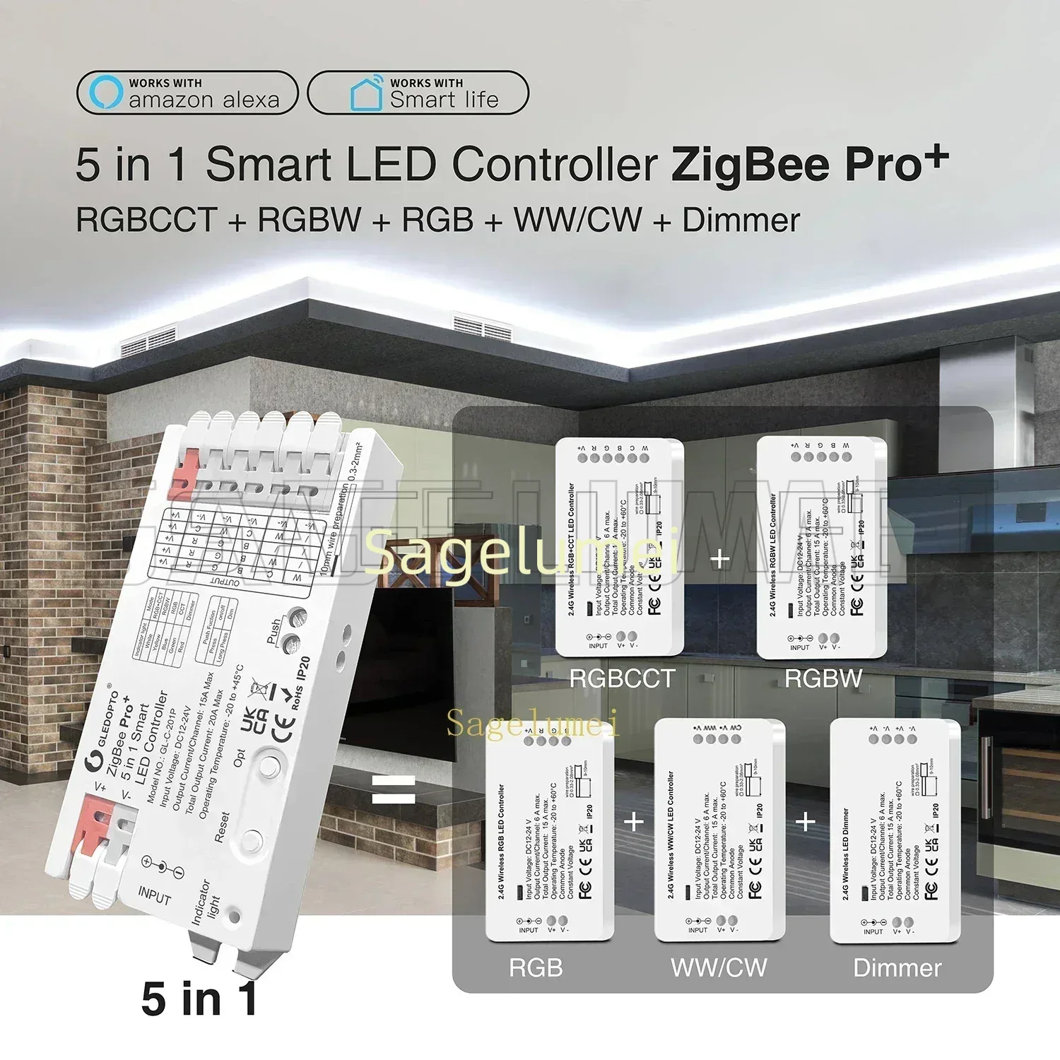 GLEDOPTO GL-C-201P/202P/203/60 - Zigbee Coordinator Stick reseña y precio