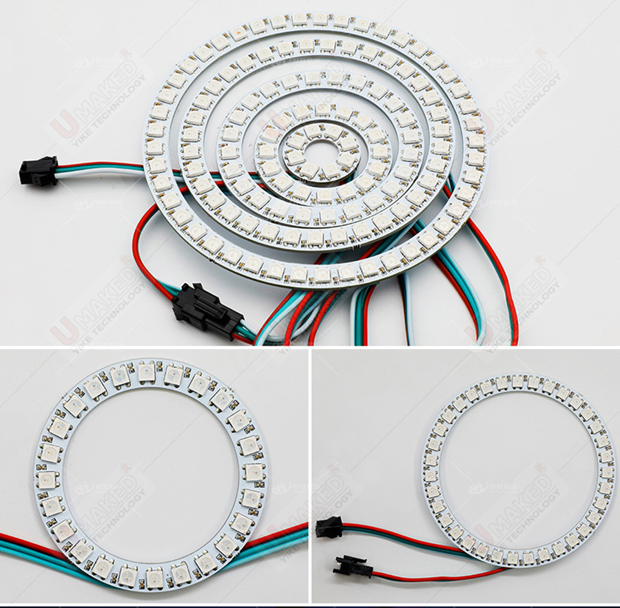 2 uds WS2812B luces de Panel f - Rgb Led Matrix 8X8 reseña y precio
