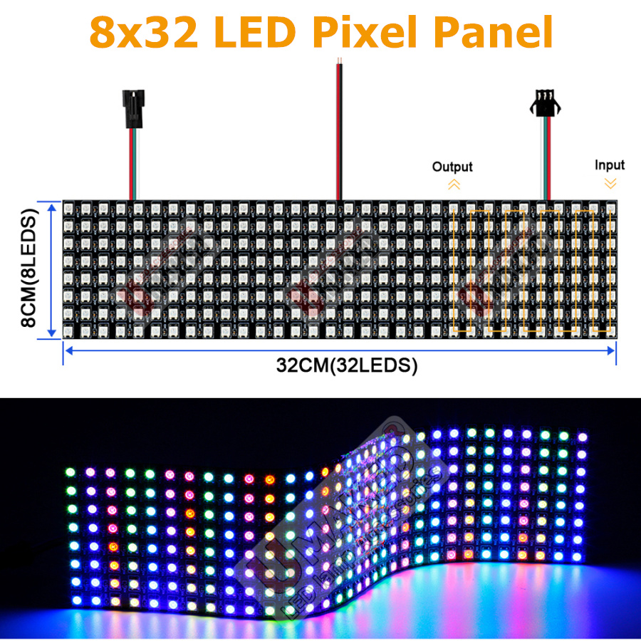 2 Piezas de Paneles de Luces L - Rgb Led Matrix 8X8 reseña y precio
