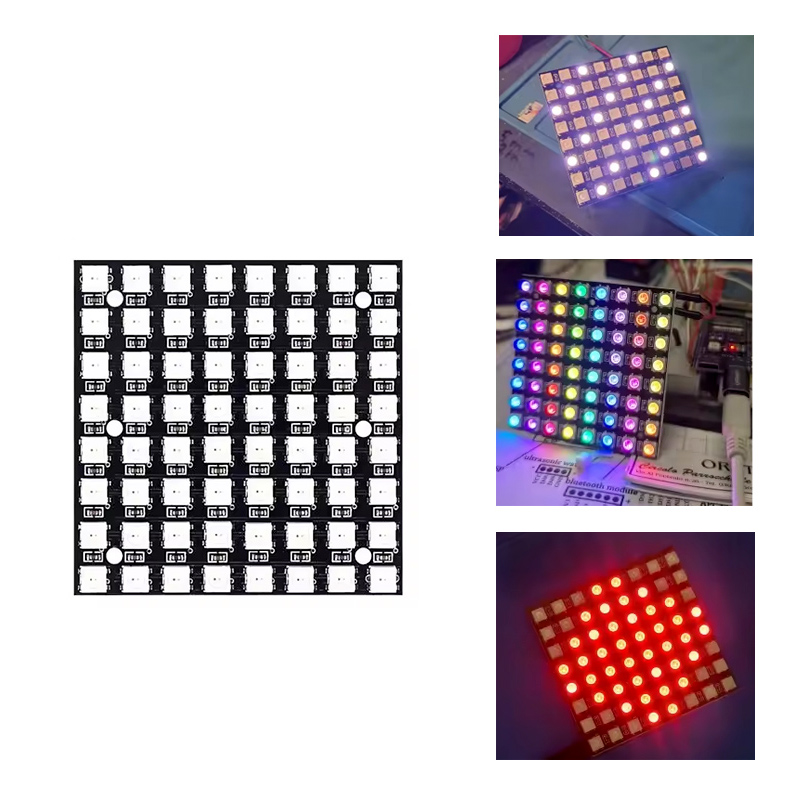 Módulo de Matriz LED WS2812 50 - Rgb Led Matrix 8X8 reseña y precio