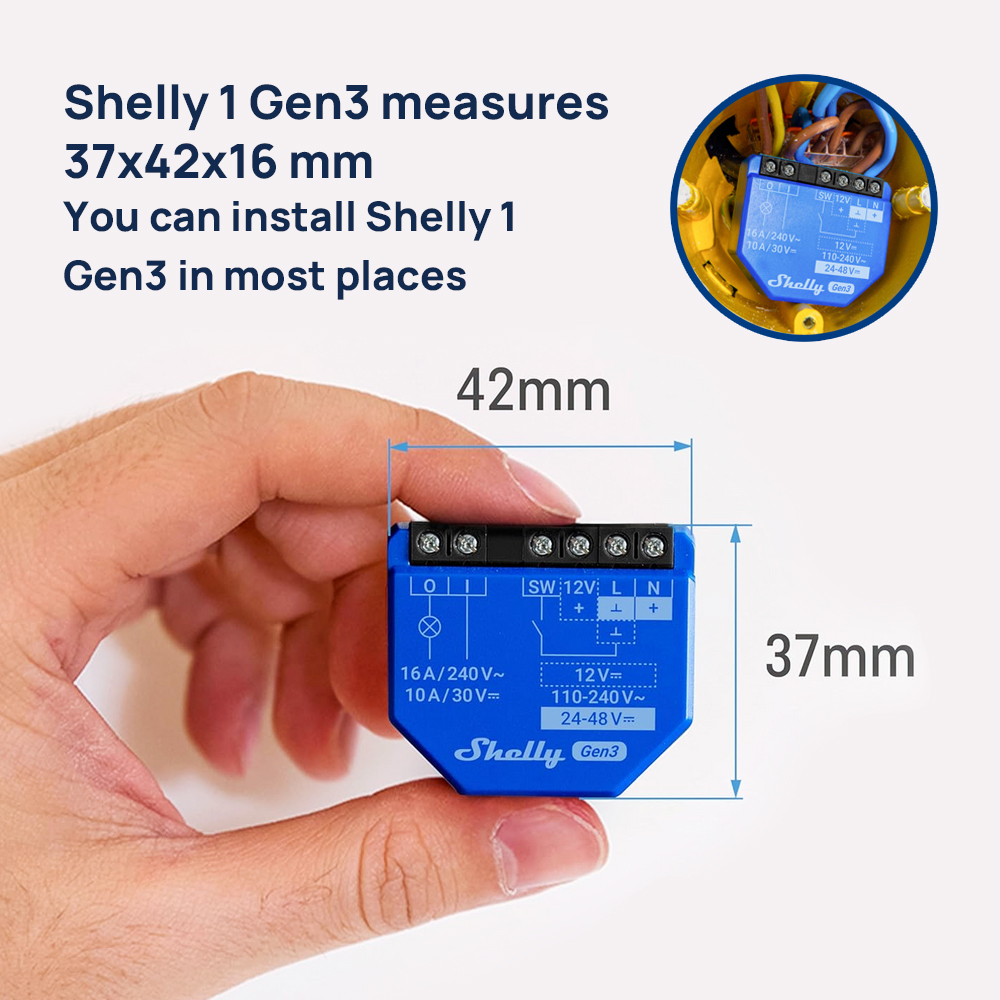 Interruptor Inteligente de Con - Shelly Relay Module reseña y precio