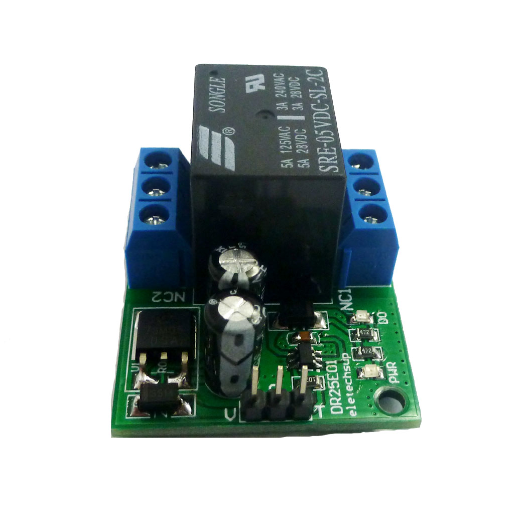 DR25E01 6V DC 9V 12V 24V 3-5A  - Shelly Relay Module reseña y precio