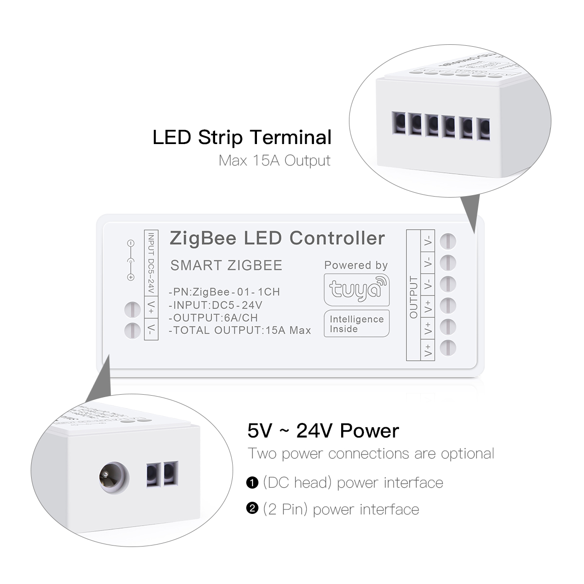 Controlador LED Zigbee 3,0 WiF - Zigbee Coordinator Stick reseña y precio