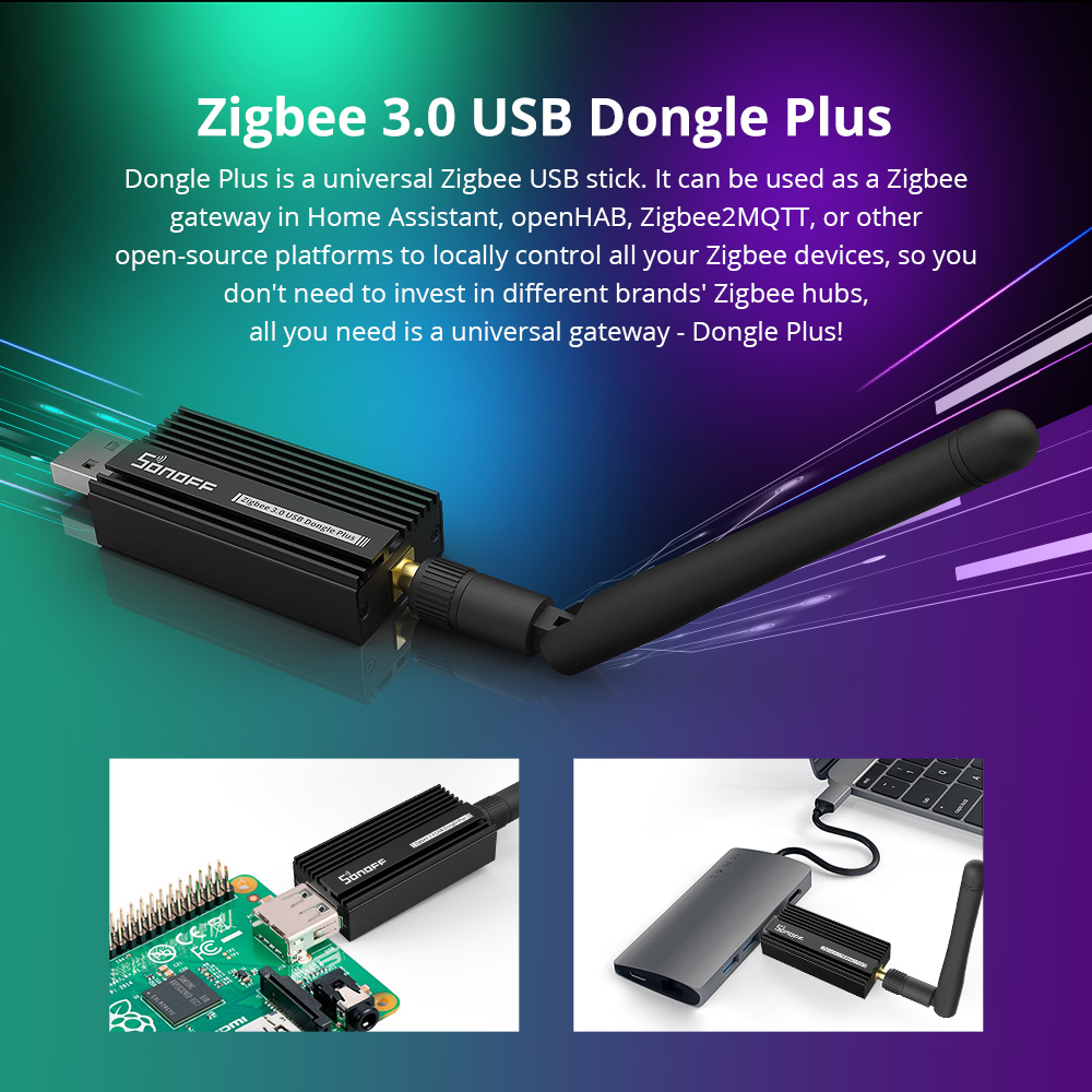 SONOFF Zigbee 3.0 USB Dongle P - Zigbee Coordinator Stick reseña y precio