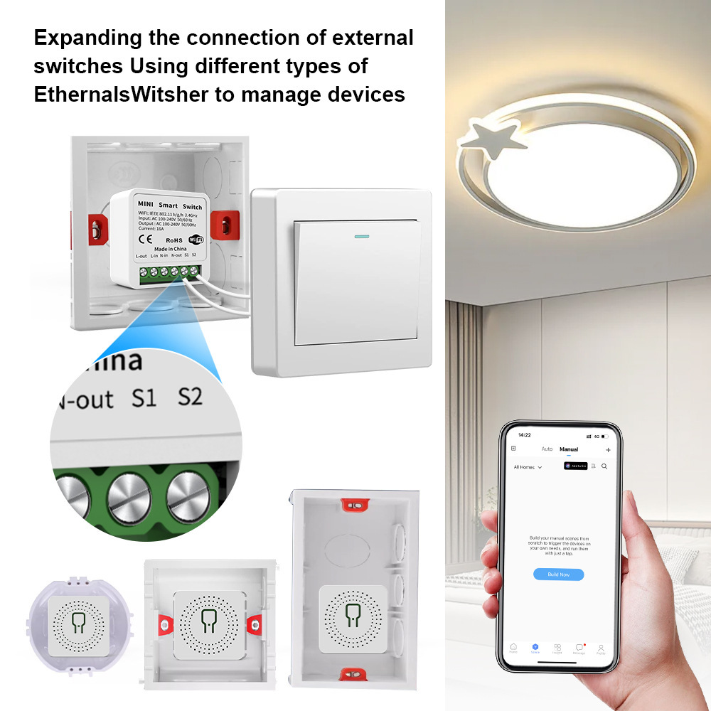 Módulo de relé WiFi para hogar - Diy Smart Home Automation Devices reseña y precio