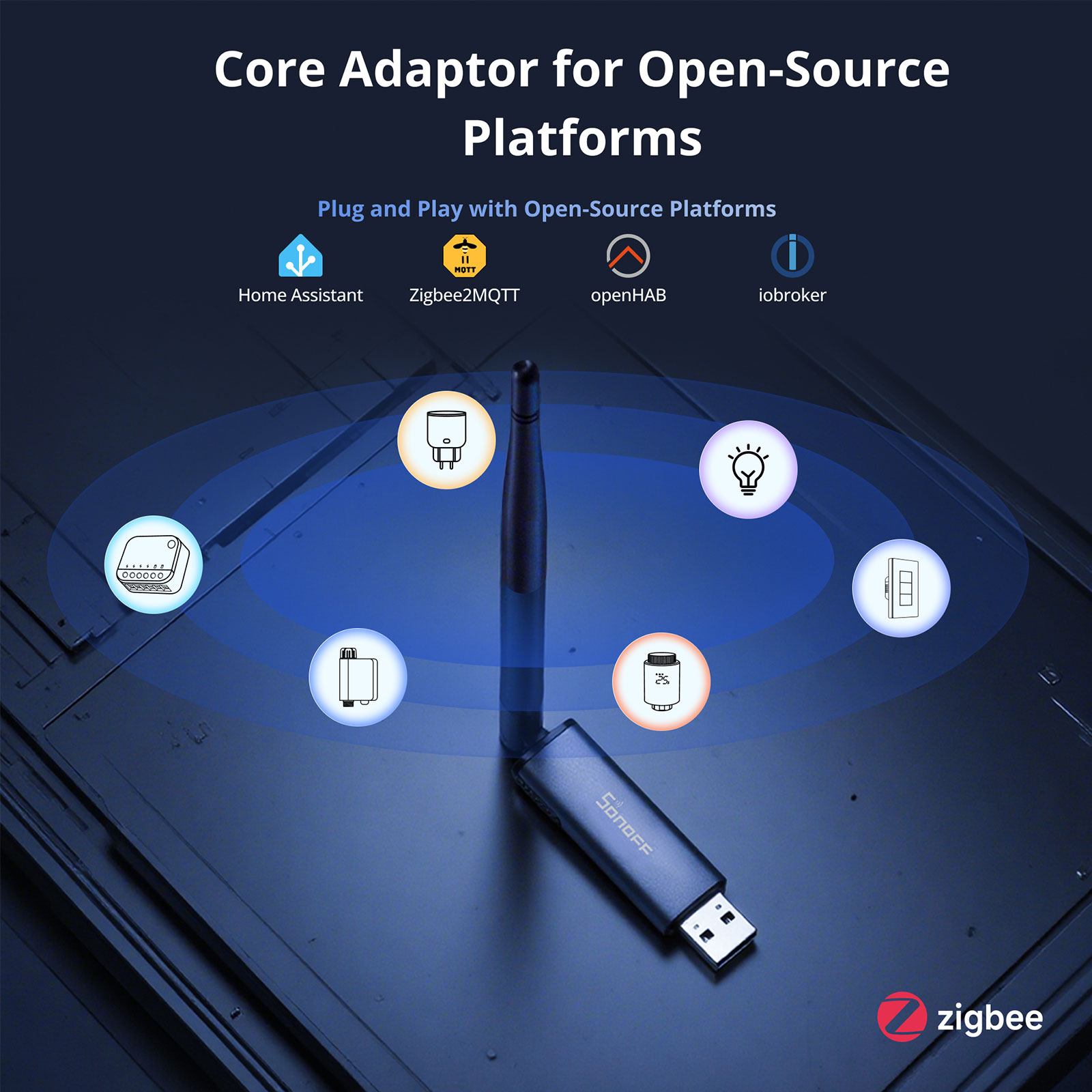 SONOFF Dongle Plus MG24 Zigbee - Zigbee Coordinator Stick reseña y precio