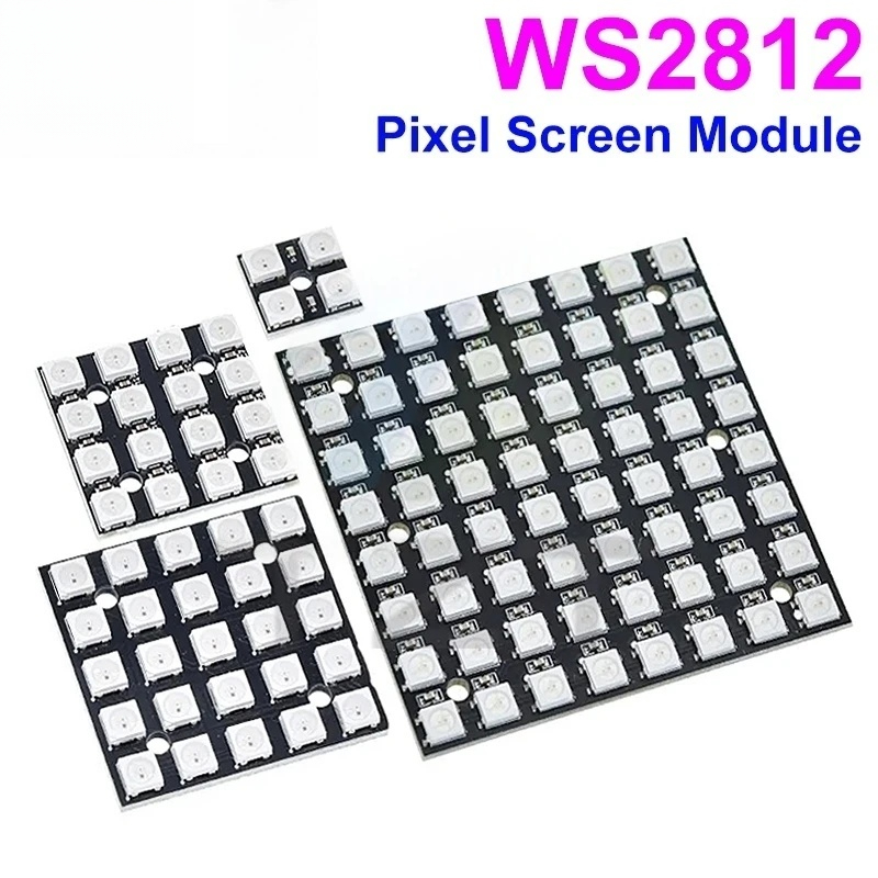Nuevo WS2812 LED 5050 RGB 8x8  - Rgb Led Matrix 8X8 reseña y precio